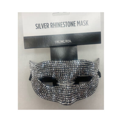 Rhinestone-Half-Mask