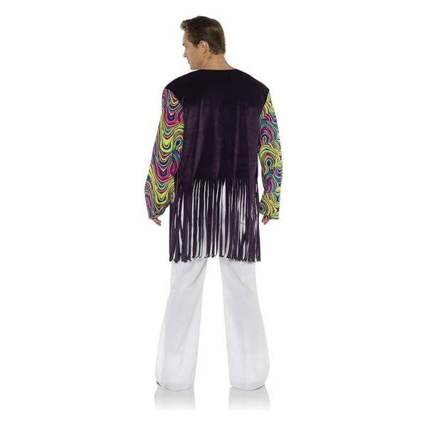 60s Blacklight Shirt w Fringed Vest