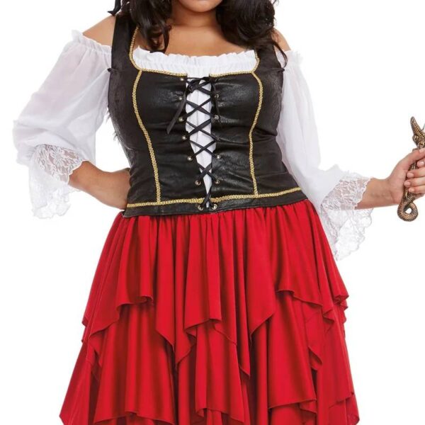 Pirate Ships Ahoy Ladies Costume PLUS SIZE