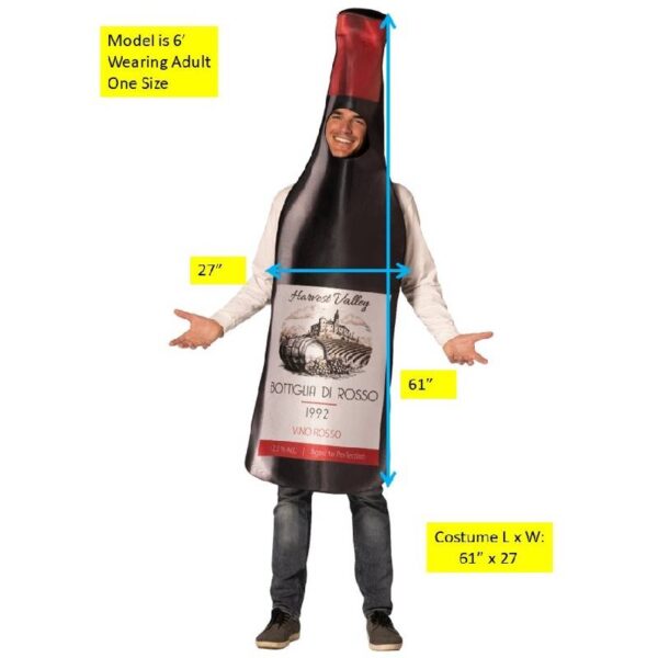 Red Wine Bottle Costume