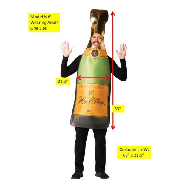 Champagne Bottle Adult Costume