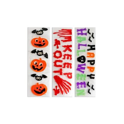 5" x 19" Halloween Gel Cling Banner