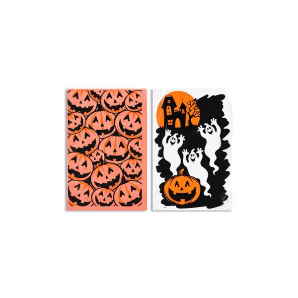 4" x 6" Printed Halloween Plastic Candy Bags