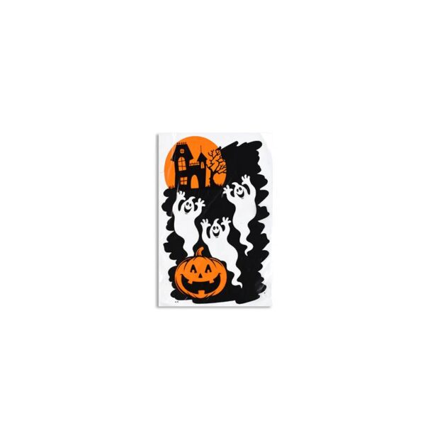 4" x 6" Printed Halloween Plastic Candy Bags- haunted house