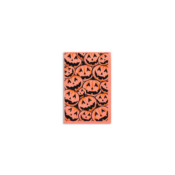 4" x 6" Printed Halloween Plastic Candy Bags- pumpkins