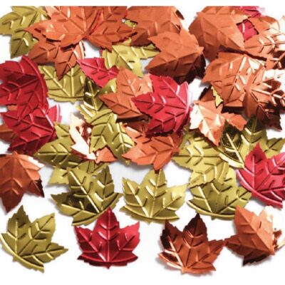 Foil Maple Leaf Confetti