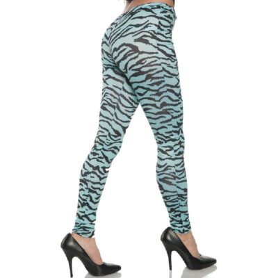 80s Zebra Print Leggings