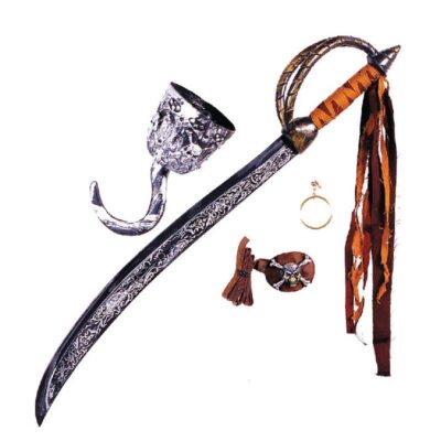 Deluxe Caribbean Pirate Costume Accessories Kit