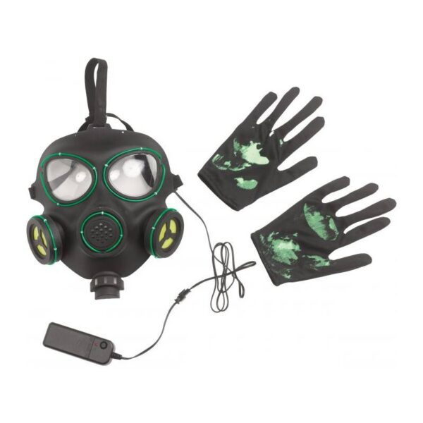 Biohazard Suit w Light Up Mask