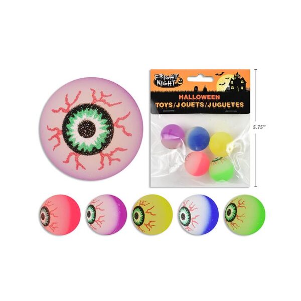 30mm Rubber Asst Hi Bounce Eyeballs