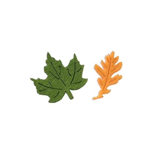 1.5" Felt Harvest Die-Cut Decorations- leaves