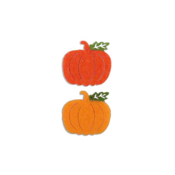 1.5" Felt Harvest Die-Cut Decorations-pumpkins