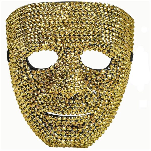 Bling Face Mask Gold