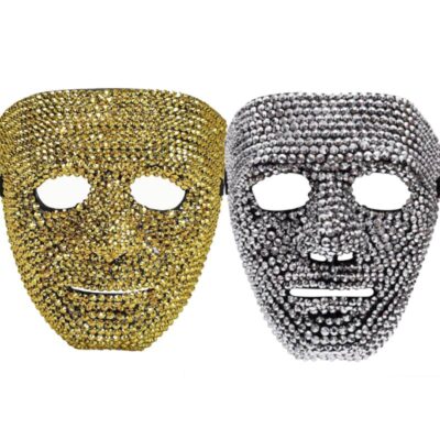 Bling Face Mask Gold or Silver