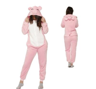 Pink Pig Plush Costume