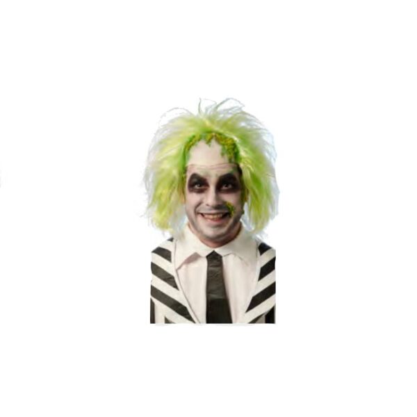 Trickster Wig White w Green