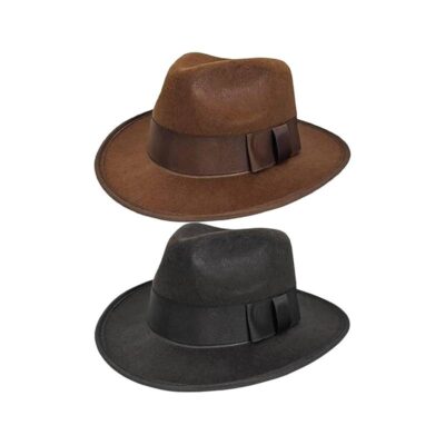 Deluxe Felt Wide Brim Fedora Hat