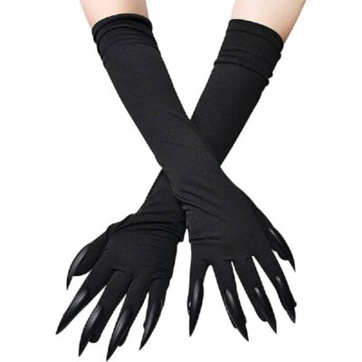 Black Fabric Claw Gloves