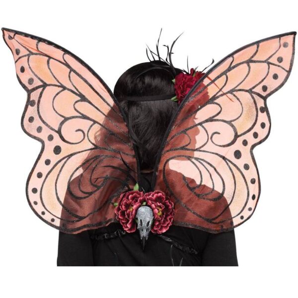 Costume Sparkle Wings- burgundy