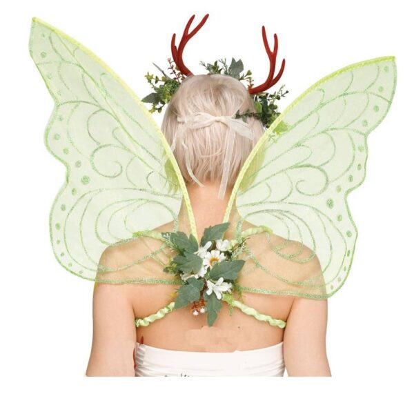 green Costume Sparkle Wings