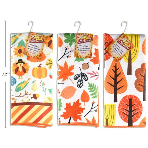 23" x 15" Fall Harvest Fabric Kitchen Towel