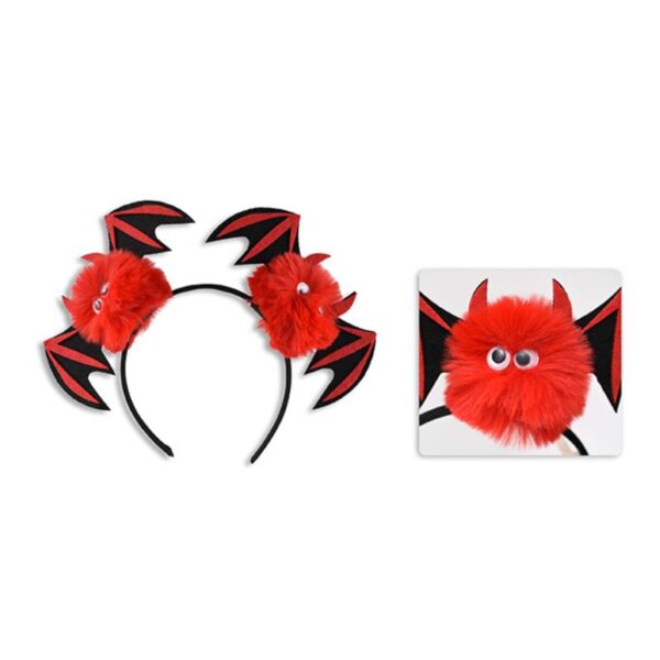 Fabric Flying Devil Bat Headband