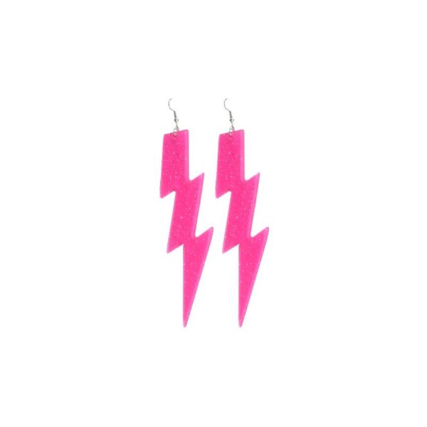 80s Lightning Bolt Earrings