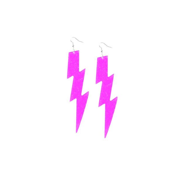 80s Lightning Bolt Earrings