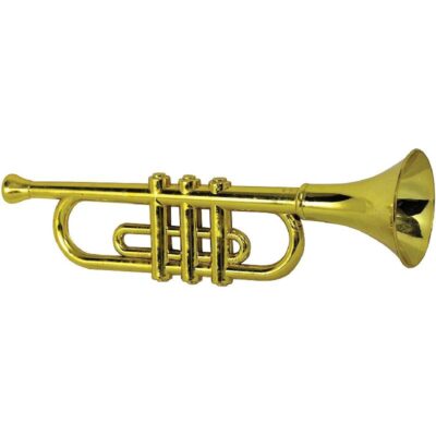 Plated Plastic Bugle Horn