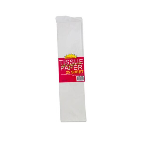 White 20 x 20 Tissue Paper