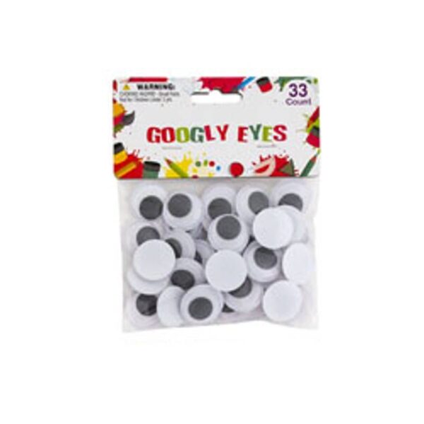 Googly Eyes Assorted Colors- .75"