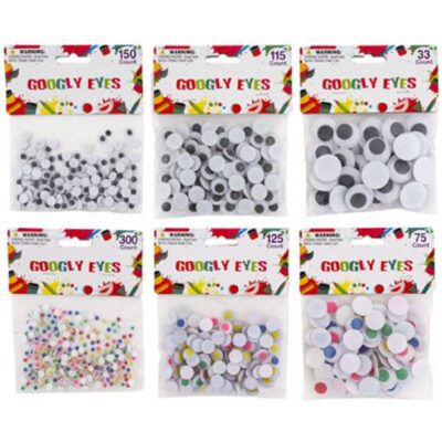 Googly Eyes Assorted Colors