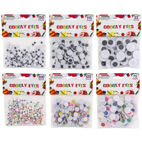 Googly Eyes Assorted Colors