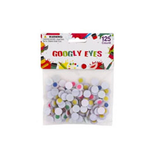 Googly Eyes Assorted Colors 7/16"