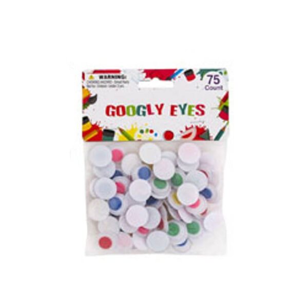 Googly Eyes Assorted Colors .75"