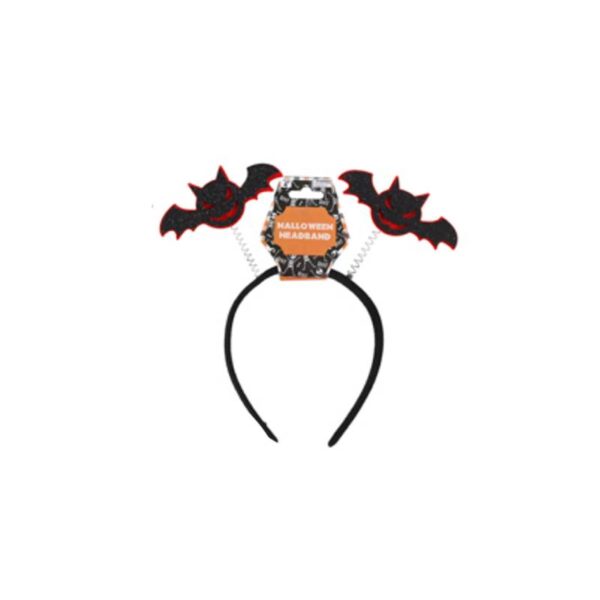 Sparkle Halloween Headband Boppers- bats