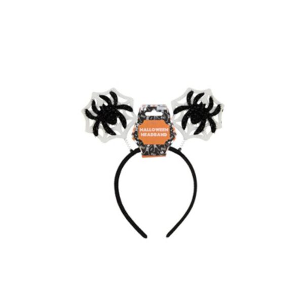 Sparkle Halloween Headband Boppers- spiders