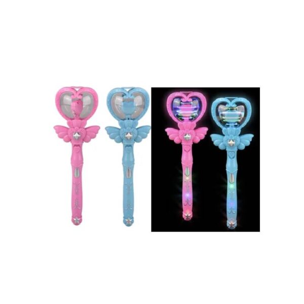 Light Up Princess Heart Wand w Sound