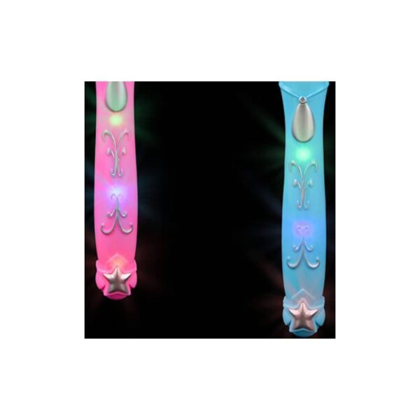 Light Up Princess Heart Wand w Sound