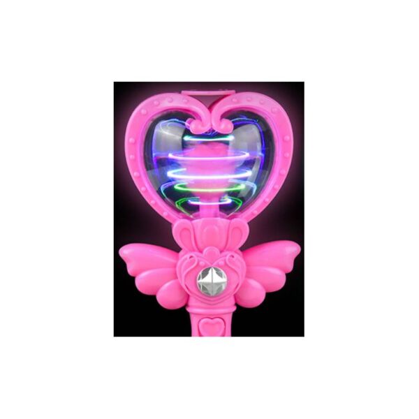 Light Up Princess Heart Wand w Sound