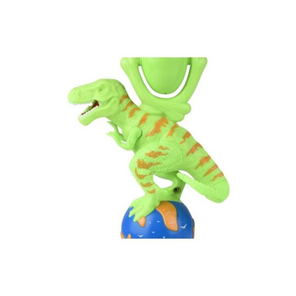 GREEN Light Up Dinosaur Windmill Spinner w Sound