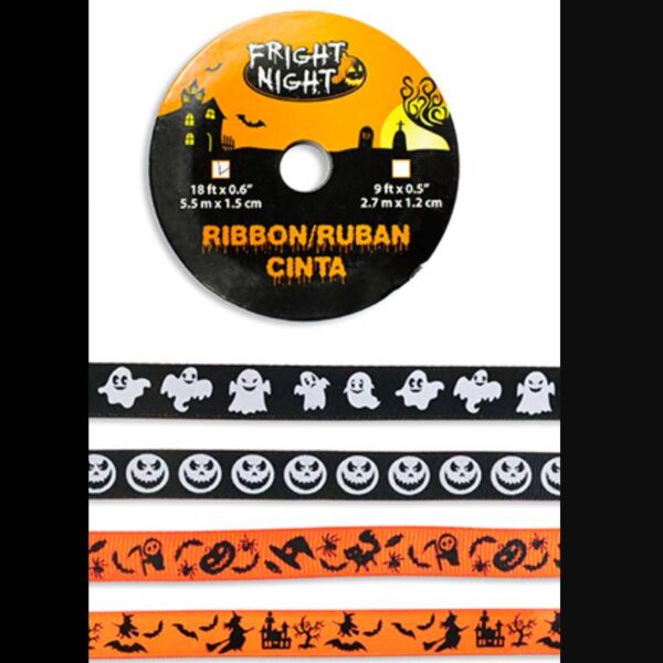 Halloween Printed Mini Ribbon Assortment