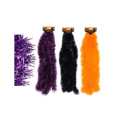 9' Solid Color Tinsel Garland