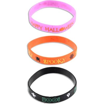 Printed Halloween Silicone Bracelets