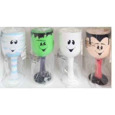 7" Plastic Friendly Monster Goblets