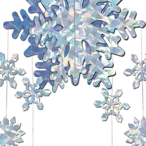 3-D Snowflake Mobile