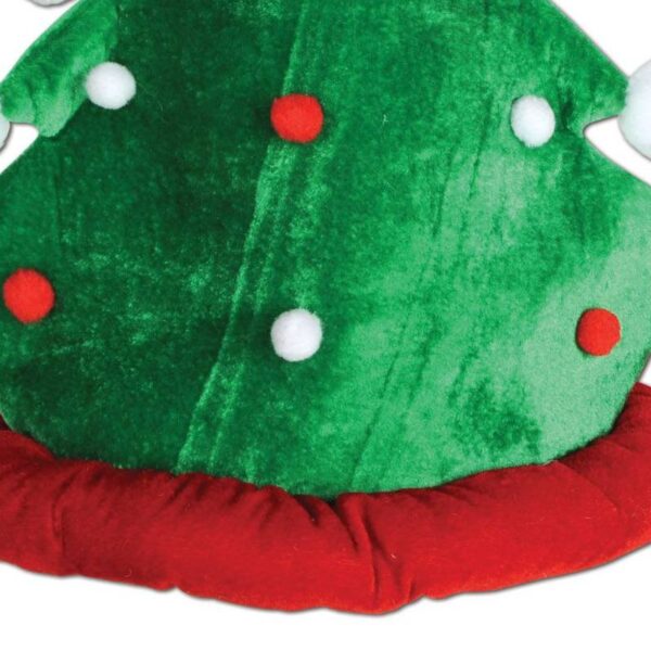 Plush Christmas Tree Hat