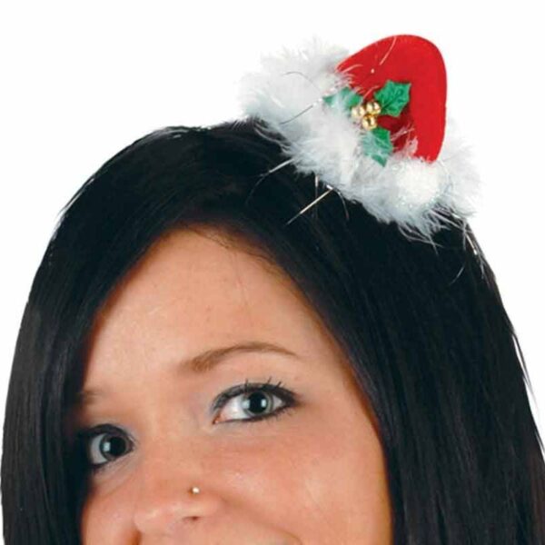 Santa Hat Hair Clip