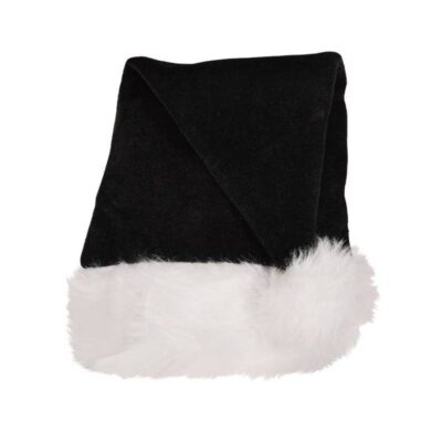 Black Adult Santa Hat