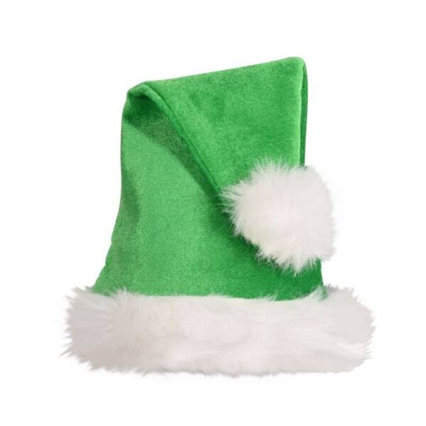 green santa hat